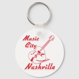 Porte-clés Nashville. Ville de musique
