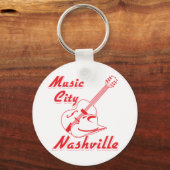 Porte-clés Nashville. Ville de musique (Recto)