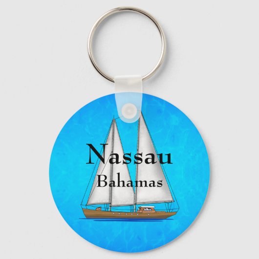 Porte-clés Nassau Bahamas (Recto)