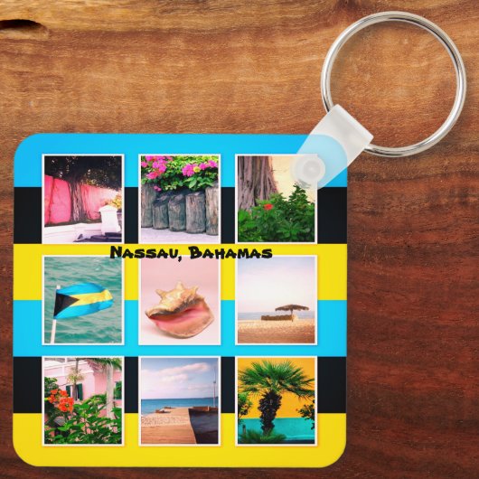 Porte-clés Nassau, Bahamas (Verso)