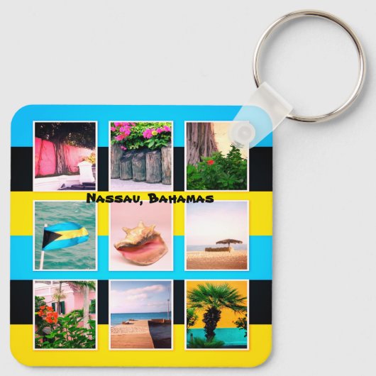 Porte-clés Nassau, Bahamas (Dos)