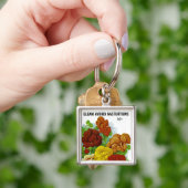 Porte-clés Nasturtiums (main)