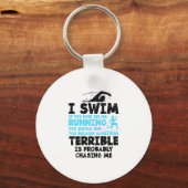 Porte-clés Natation - Je nage (Recto)