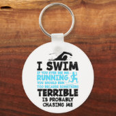 Porte-clés Natation - Je nage (Recto)