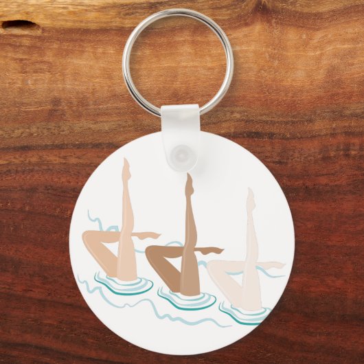 Porte-clés Natation synchronisée (Recto)