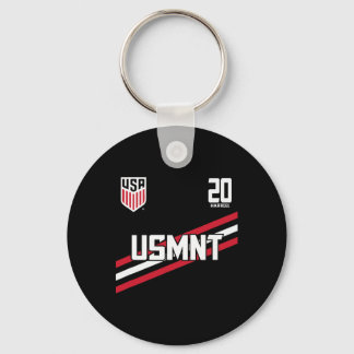Porte-clés Nathan Harriel 20 Navy Usmnt Officiellement Autori