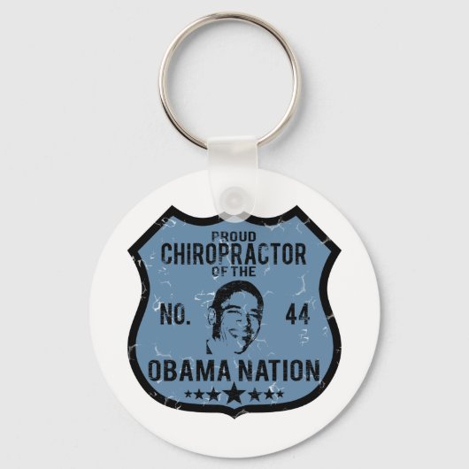 Porte-clés Nation chiropracteur Obama (Recto)