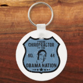 Porte-clés Nation chiropracteur Obama (Recto)
