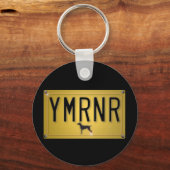 Porte-clés Nation Weimaraner : Plaque de licence YMRNR (Recto)