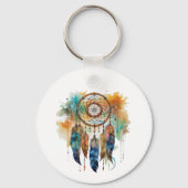 PORTE-CLÉS NATIVE AMERICAN DREAM CATCHER (Recto)