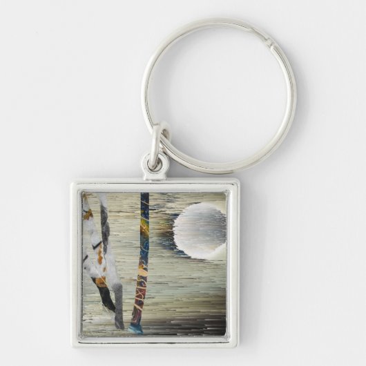 Porte-clés Nature Abstraite (Devant)