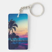 Porte-clés Nature Landscape with Pool Palm Trees-25925 (Dos)