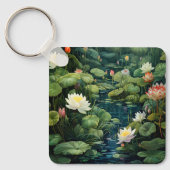 Porte-clés Nature Lotus Water Lily Pond Paysage (Recto)