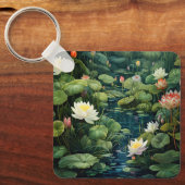Porte-clés Nature Lotus Water Lily Pond Paysage (Recto)