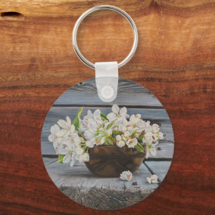 Porte-clés Nature morte Apple Blossom – Impression d'art orig