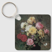 Porte-clés Nature morte avec des fleurs dans un vase par Olaf (Recto)