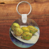 Porte-clés Nature morte Citrons sur une assiette par Vincent (Recto)