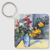 Porte-clés Nature morte Fleurs dans un vase de Paul Cezanne (Recto)