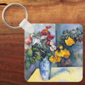 Porte-clés Nature morte Fleurs dans un vase de Paul Cezanne (Recto)