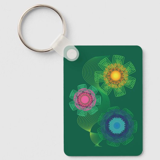 Porte-clés Nature Shapes and Lines Patterns  (Recto)