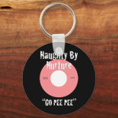 Porte-clés Naughty By Nurture Pink (Recto)
