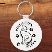 Porte-clés Naughty Kitty Porte - clé (Recto)