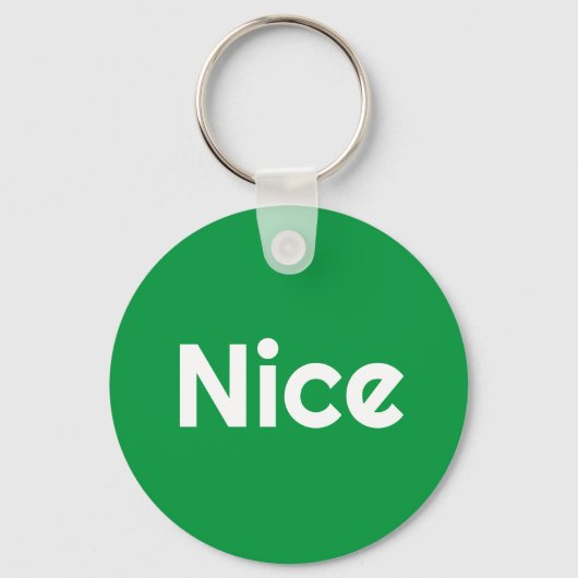 Porte-clés Naughty Nice double face (Verso)