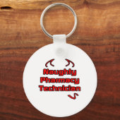 Porte-clés Naughty Technicien en pharmacie (Recto)