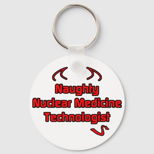 Porte-clés Naughty Technologue en médecine nucléaire (Recto)