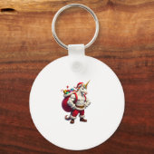 Porte-clés Naughty Unicorn Pun Funny Family Christmas Morning (Recto)