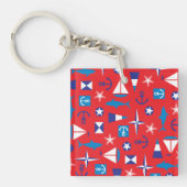 Porte-clés Nautical And Ocean Icons (Devant)