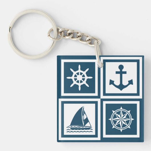 Porte-clés Nautical themed design (Devant)