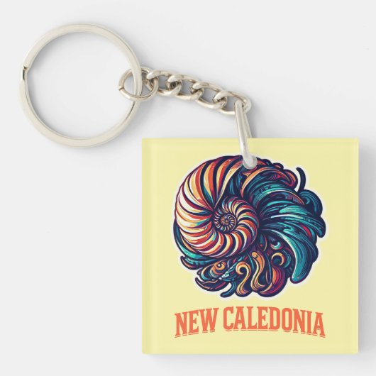 Porte-clés Nautile New Caledonia (Devant)