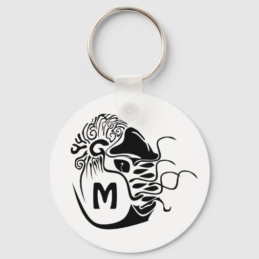 Porte-clés Nautilus primitif chambouré (Recto)