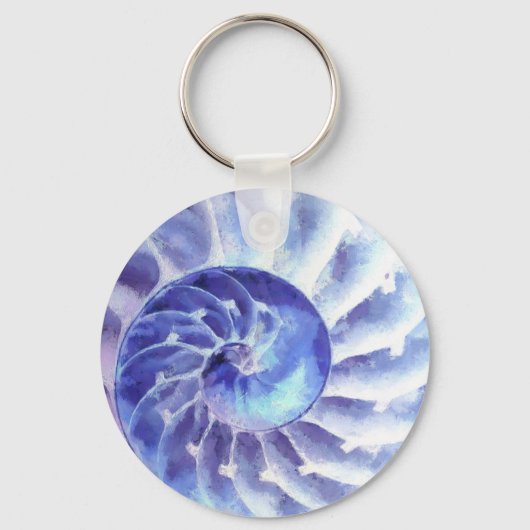 Porte-clés Nautilus violet (Recto)