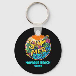 Porte-clés Navarre Beach Floride Souvenir De Vacances D'été H