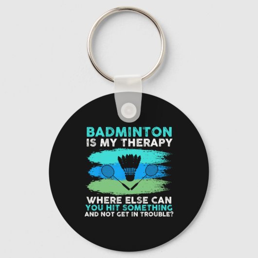 Porte-clés Navette Badminton (Recto)