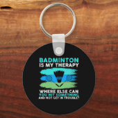 Porte-clés Navette Badminton (Recto)