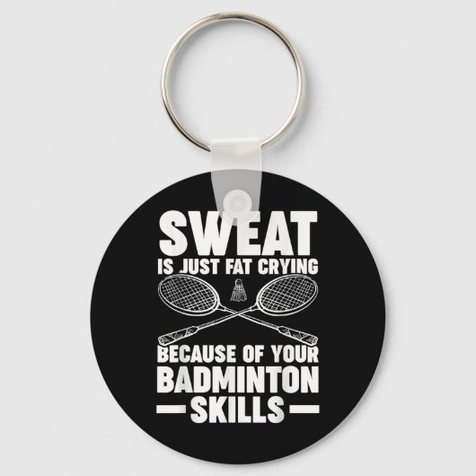 Porte-clés Navette Badminton (Recto)