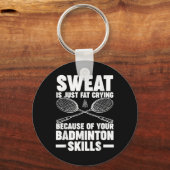 Porte-clés Navette Badminton (Recto)