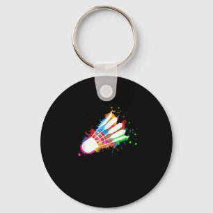 Porte-clés Navette colorée Badminton