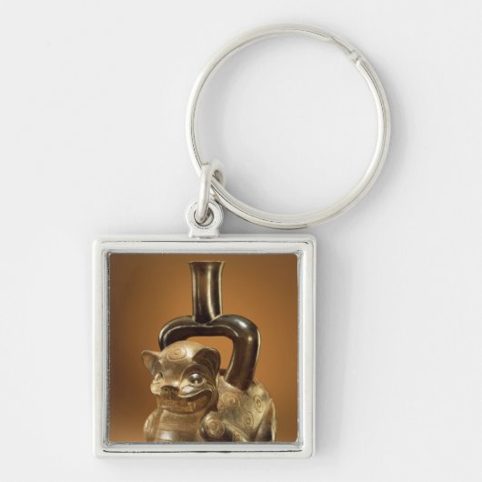 Porte-clés Navire avec le puma, culture de Chavin, c.90 AVANT (Devant)