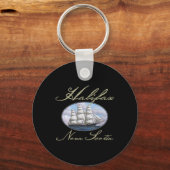 Porte-clés Navire Clipper de Halifax Nouvelle-Écosse (Recto)