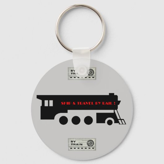 Porte-clés Navire et voyage par train (Recto)