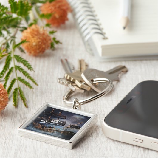 PORTE-CLÉS NAVIRE PIRATE GHOST (Côté)