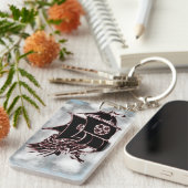 Porte-clés Navire pirate Nautique (Devant droit)