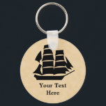 Porte-clés Navire pirate. Voilier.<br><div class="desc">Image d'un bateau pirate.</div>