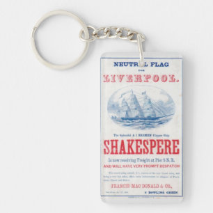 Porte-clés Navire Shakespere Clipper 1861