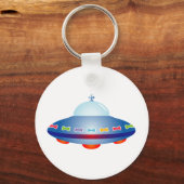 Porte-clés Navire spatial UFO (Recto)