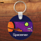 Porte-clés Navire spatial vers Saturne (Recto)